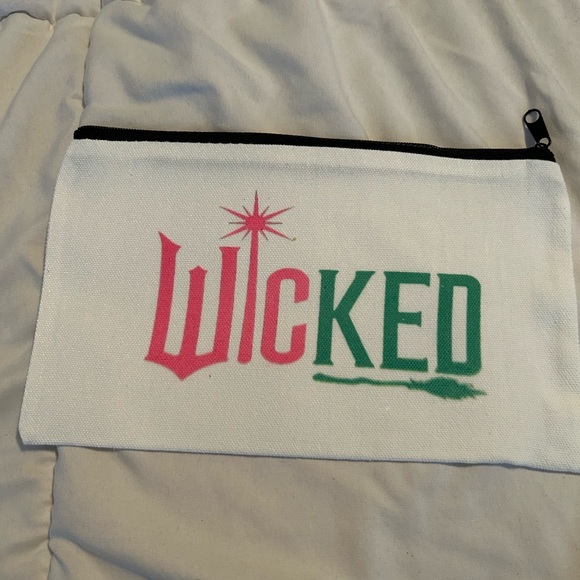 Wicked Accessories - White Pouch with Wicked Design
